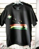 Camisa Preta em algodão Rastafari