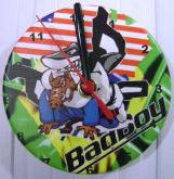 Relógio de parede personalizado tipo CD  Badboy