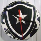 Relógio de parede personalizado tipo CD  Botafogo