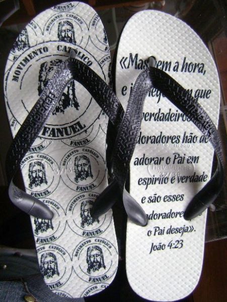 Havaianas personalizadas Instituição Religiosa