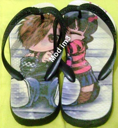 Havaianas personalizadas Emo MOD im3