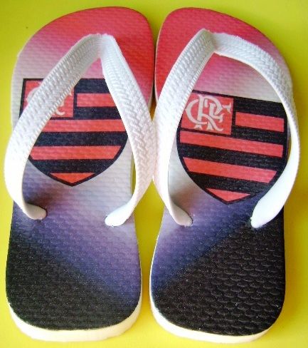 Sandálias similares personalizadas Flamengo 4