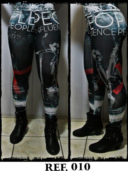 Calça Legging Suplex Estampada fitness 010