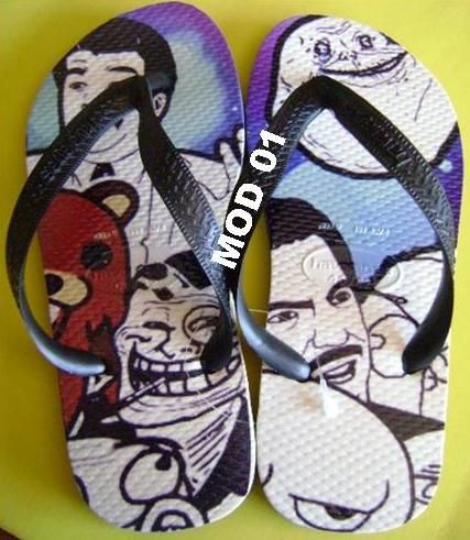 Havaianas personalizadas MEMES MOD 01