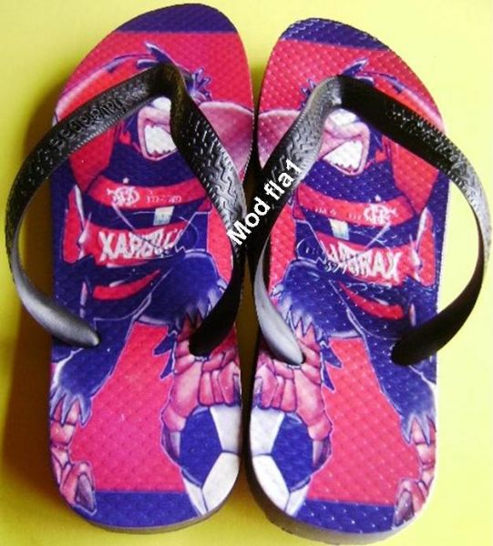 Sandalias Havaianas personalizadas flamengo 1MOD.Fla1