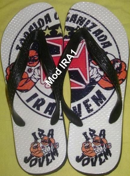 Havaianas personalizadas ira jovem  MOD IRA1