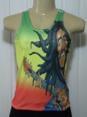 Camisa feminina Bob Marley