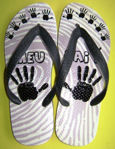 Sandalias Havaianas personalizadas papai